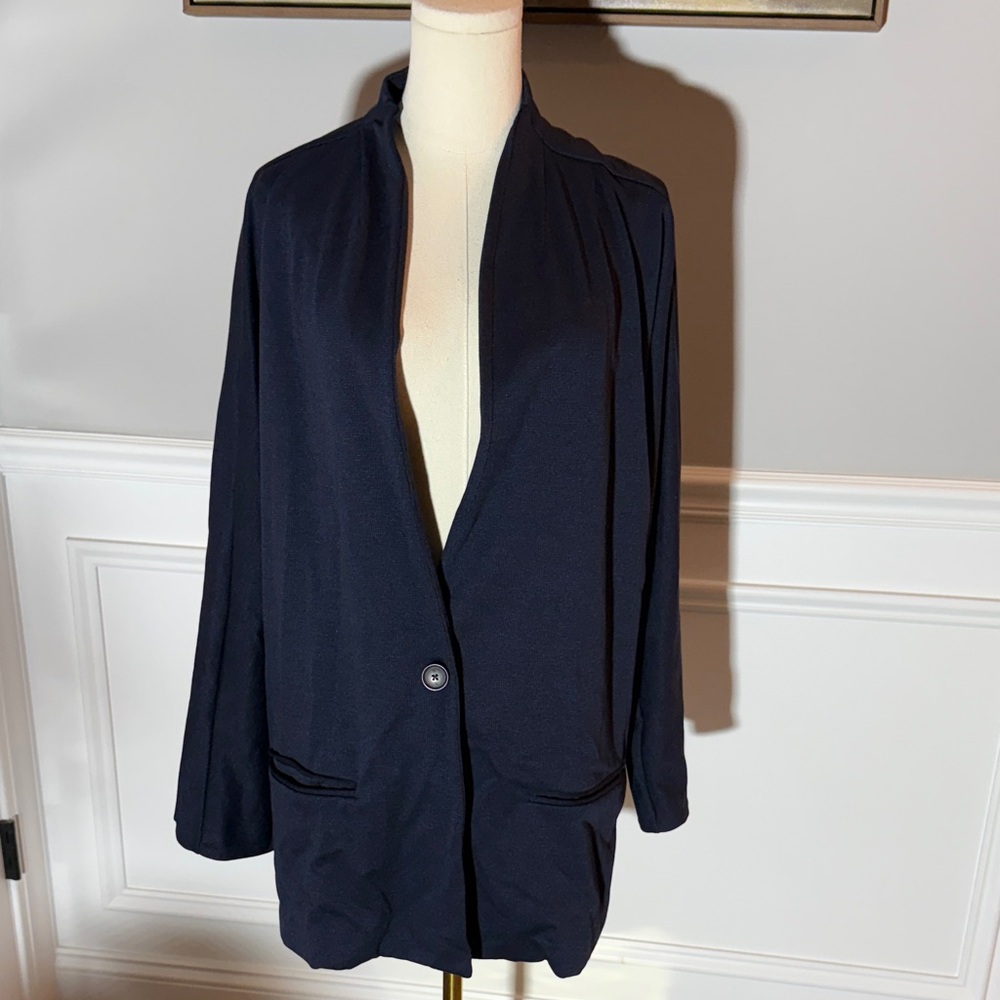 Banana Republic Navy Button Cardigan